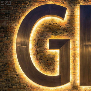 Letras Iluminadas EZD, Letras LED Personalizadas para Fachada de Tienda, Letrero Luminoso para Negocio, Logotipo 3D, Letrero LED - Product Image 3