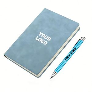 Promo Wholesale Business Gift Notebook Handwriting Notebook Gift Leather Customized Logo Hardcover A5 Planner Leather Notebook - Product Image 1