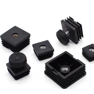 Chất lượng cao chủ đề ống cắm End vít Nut ống cắm đồ nội thất M6 M8 vuông Threaded Ống chèn - Product Image 1