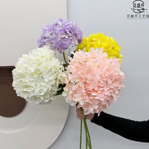Charlotte <b>Hydrangea</b> <b>Artificial</b> Flower Extra Large Silk Wedding Decoration High Simulation Durability - Product Image 3