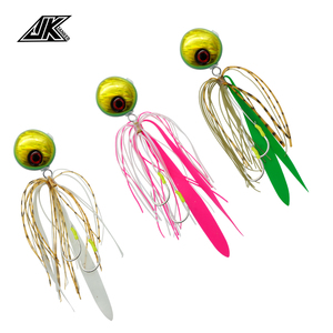 JK MHT Kabura Jigging <span class=keywords><strong>Madai</strong></span> Assist Hooks 강한 타이 고무 실리콘 스커트 필라멘트 리본 슬라이더 지그 꼬리 싱커 - Product Image 5