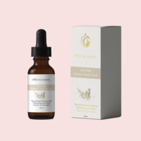 Sérum facial hydratant d'essence de lait de chèvre éclaircissant nourrissant de produit de soin de la peau d'OEM