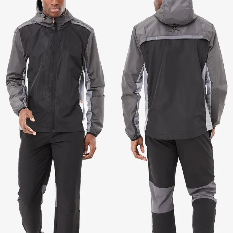 Veste de sécurité extérieure en nylon et polyester personnalisée Offre Spéciale à la mode veste de survêtement coupe-vent pour hommes vente en gros