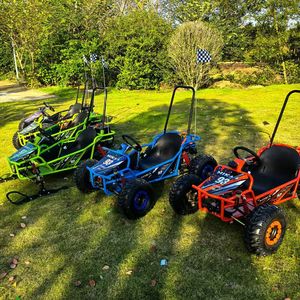 시속 40km 고속 4륜 전동 로드 버기카 1000W/48V 20Ah 파워, 어린이 및 성인용 후방 유압식 디스크 브레이크 드리프트 고카트 - Product Image 1