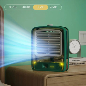 Wholesale Modern ABS <b>Small</b> <b>Desk</b> with Mist Spray & LED Night Light USB Rechargeable Portable Desktop Cooling - Product Image 3
