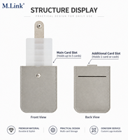 Porte-cartes minimaliste en cuir PU, porte-carte d'identité fin, porte-cartes multiples, portefeuille, livraison directe d'usine