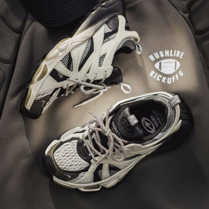 Zapatos para hombre Maden, zapatillas <span class=keywords><strong>de</strong></span> plataforma para hombre, Zapatillas <span class=keywords><strong>de</strong></span> malla transpirable, suela <span class=keywords><strong>de</strong></span> plataforma, Retro, parte inferior gruesa, aumento <span class=keywords><strong>de</strong></span> altura, zapatos deportivos RTS - Product Image 2