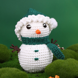 Kit de <span class=keywords><strong>crochet</strong></span> bricolage pour débutants Kit d'<span class=keywords><strong>animaux</strong></span> au <span class=keywords><strong>crochet</strong></span> de Noël personnalisé pour cadeau - Product Image 2