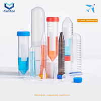 Tubos de Microcentrífuga de Alta Velocidad Cenlee de 1.5ml y 2.0ml, No Estériles, Autoclavables, de Alta Transparencia, PP, 50ml, con Tapa a Presión a Prueba de Fugas
