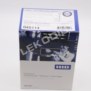 Cartouche demi-panneau HID <span class=keywords><strong>Fargo</strong></span> 45114 YMCKO avec rouleau de nettoyage - 350 images pour la série d'imprimantes DTC4000 - Product Image 2