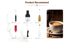 <span class=keywords><strong>Mousseur</strong></span> <span class=keywords><strong>à</strong></span> <span class=keywords><strong>lait</strong></span> portable <span class=keywords><strong>à</strong></span> piles en acier inoxydable écologique avec batteur <span class=keywords><strong>à</strong></span> œufs et mixeur de jus pour café - Product Image 6