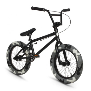 Vélo BMX <span class=keywords><strong>Freestyle</strong></span> de 20 pouces, cadre en acier, pour cascades, vélo de montagne, vitesse unique, guidon large et robuste, pour hommes - Product Image 3