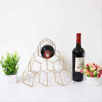 Support de rangement en métal pour bouteilles de vin