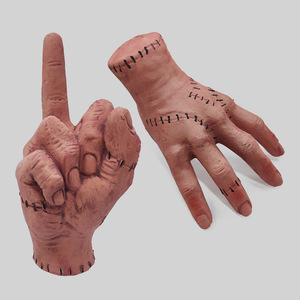 Accessoire de déguisement de haute qualité : Main de <span class=keywords><strong>Thing</strong></span> d'<span class=keywords><strong>Addams</strong></span>, effrayante et rampante, pour Halloween, décoration de fête, jouet de farce, accessoire de cosplay, thème hanté - Product Image 4