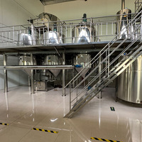 Complete 5-300TPH palmolieverwerkingsmachine, productielijn voor ruwe palmvruchtenolie, installatie voor het raffineren van palmpit-olie