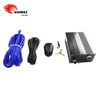 Contrôleur de valve pneumatique pour échappement de voiture avec pompe à vide intégrée, kit de télécommande et 1 télécommande premium