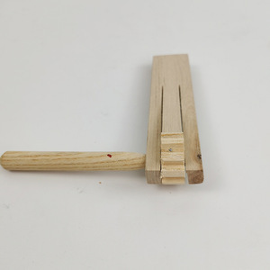 Wooden <b>Scraper</b> Musical Instrument For Children 2 To 4 Years Natural <b>Wood</b> Color Orff Instrument Turntable Design - Product Image 2