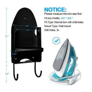 Estante de hierro eléctrico para cuarto de baño, colgador de tabla de planchado montado en la pared, 2 en 1, nuevo - Product Image 2