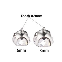 Anting Titanium Zirkon Murni Advanced Sense G23 Titanium Alloy Millennium Rose Ear Bone Flower Nail DIY Unisex untuk Tindik Telinga