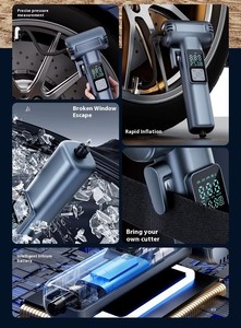 Nhà Máy bán hàng trực tiếp lốp <span class=keywords><strong>Inflator</strong></span> với kỹ thuật số đo áp suất inflador de pneus nhanh chóng Lạm Phát và tự động shutoff Bomba de Aire - Product Image 3
