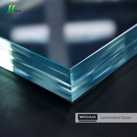Verre feuilleté insonorisant sur mesure pour fenêtres, portes et murs rideaux, verre de sécurité haute résistance