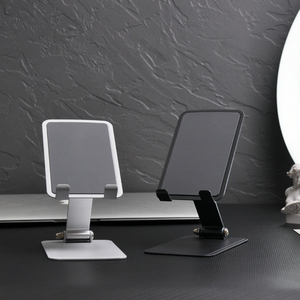 Siêu Mỏng Kim Loại Đôi Pivot Có Thể Gập Lại Hợp Kim Nhôm Điện Thoại Di Động Đứng Máy Tính Để Bàn Thích Hợp Cho 4-13 Inch Phẳng Tấm Chủ - Product Image 5