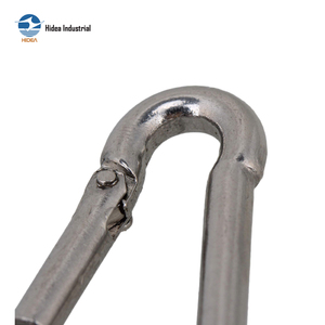 Mousqueton à dégagement rapide en acier au carbone galvanisé, barre ronde, 304316, pour équipement de camping, connecteur, porte-clés, sac à dos - Product Image 4