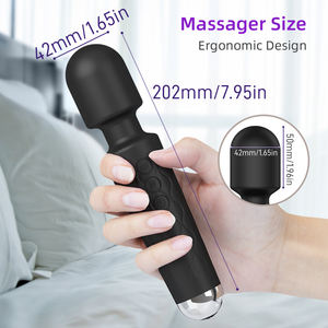 Venta al por mayor masajeador japonés Av Mini silencioso Oem & Odm consolador masturbador femenino silicona adultos juguetes sexuales vibrador varita mujer USB - Product Image 4