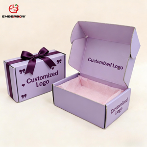 EBB High End Custom Eco-Friendly Reusable Corrugated Carton <b>Box</b> Magnetic Closure Four-Color Printing <b>Strong</b> Paper Shipping - Product Image 1