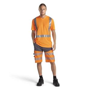BLAKLADER - 331310095300M Camiseta Hi-Vis Naranja-EAN 7330509255032 ROPA DE TRABAJO DE LA HI-VIS - Product Image 3
