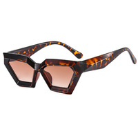 Lunettes de soleil œil de chat personnalisées, tendance et personnalisées, lunettes de soleil hip-hop pour femmes, résistantes aux UV