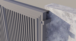 <span class=keywords><strong>Porte</strong></span> <span class=keywords><strong>de</strong></span> <span class=keywords><strong>garage</strong></span> moderne coupe-vent avec construction en polymère à surface finie pour usage commercial - Product Image 3