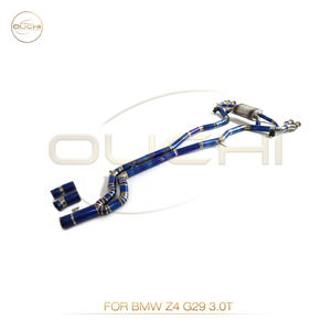 Escape de aleación de titanio Ouchi Catback para <span class=keywords><strong>BMW</strong></span> <span class=keywords><strong>2019</strong></span> + <span class=keywords><strong>Z4</strong></span> G29 3,0 T con válvula de silenciador, piezas de repuesto de rendimiento automático de escape - Product Image 3