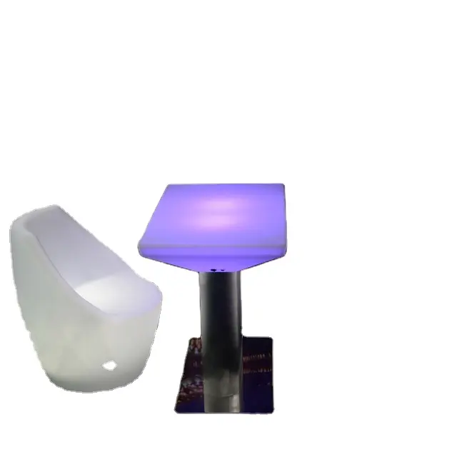 ティーハウス用RGB色変更LEDテーブル防水LEDコーヒーテーブル