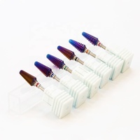 USA Offre Spéciale livraison rapide salon de manucure utiliser Super qualité F M C 2XC sécurité professionnel violet carbure de tungstène Tornado Bit clous