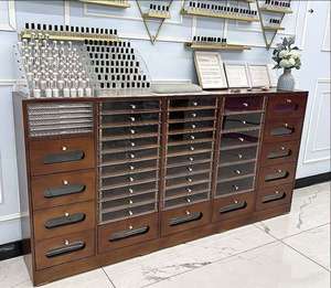 White Nail Art Cabinet Cosmetic Display Shelf <b>Storage</b> <b>Drawer</b> Cabinet for Beauty Salon Skin Care Studio - Product Image 3