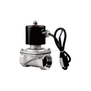 Thép không gỉ 304 dầu nước gas phổ 220V AC 24V DC ren thường đóng/mở cuộn dây điện từ van - Product Image 5