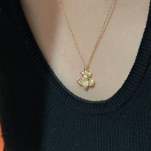 S925 Pure <b>Silver</b> <b>Pendant</b> <b>Necklace</b> with Trendy Drum Hammer Collarbone Chain Light Luxury Design for Sweater for Birthday Gift - Product Image 2