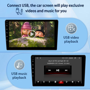 Autoradio universel <span class=keywords><strong>2</strong></span> <span class=keywords><strong>Din</strong></span> 9/10 pouces T6 360 degrés 4+64G Lecteur multimédia de voiture Lecteur audio multimédia de voiture Stéréo de voiture <span class=keywords><strong>Carplay</strong></span> Écran HD automatique - Product Image 2