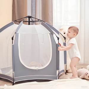 Tente <span class=keywords><strong>de</strong></span> jeu hexagonale <span class=keywords><strong>pour</strong></span> bébé <span class=keywords><strong>de</strong></span> bonne qualité, respirante, avec porte à verrouillage <span class=keywords><strong>de</strong></span> sécurité <span class=keywords><strong>pour</strong></span> les tout-petits - Product Image 1