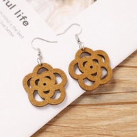 Cadeaux en bois faits à la main, pendentifs ronds et en forme de larme minimalistes, art sculpté écologique, cadeaux commémoratifs personnalisés