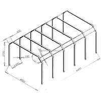 Éclairage LED haute luminosité IP54 6000K pour garage automobile, atelier, bureau/hôtel, éclairage moderne pour lavage de voiture, tunnel, OEM