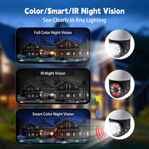 3MP HD sem fio PTZ Dome Câmera CMOS Sensor Cloud Storage 355 ° Pan & 90 ° Tilt Zoom Automático Cruzeiro Inteligente Fácil Configuração WiFi - Product Image 2