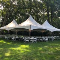 Tentes pliantes Celina ignifuges, grande tente de réception pour mariage, fête en plein air, salon professionnel