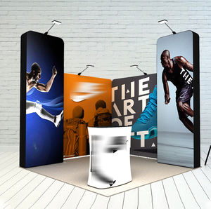 บูธจัดแสดงสินค้าอลูมิเนียม10x10FT-ปรับแต่งสีได้แบบพกพาขาตั้งสำหรับจัดแสดงนิทรรศการการพิมพ์ CMYK แบบตรง - Product Image 4