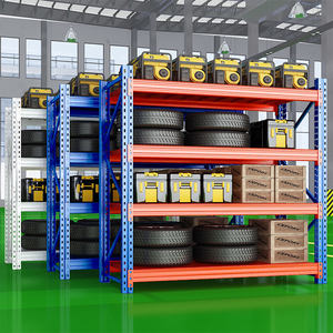 Hệ thống kệ kho hàng công nghiệp chắc chắn, có thể điều chỉnh, không cần bu lông, bằng kim loại, kệ chứa hàng, kệ thép - Product Image 5