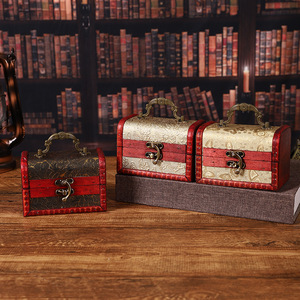 Boîte de rangement en bois vintage Mystic Arts, style antique, boîte à bijoux, boîte à souvenirs, accessoires décoratifs pour la décoration de la maison - Product Image 3