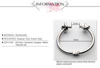 Bracelet manchette tendance à double nœud, ajustable avec fermoir à ressort, en acier inoxydable plaqué or, style jonc simple