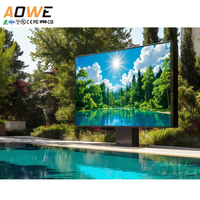 Nouvel écran LED publicitaire numérique étanche IP68 pour piscine extérieure AS P6 P8 P10
