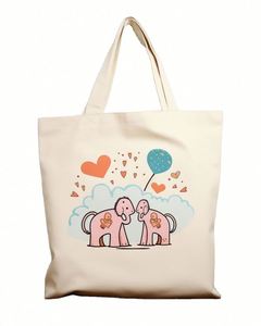 Custom Logo Printed Recyclable <b>Plain</b> Cotton <b>Canvas</b> Shopping Tote Bag - Product Image 3